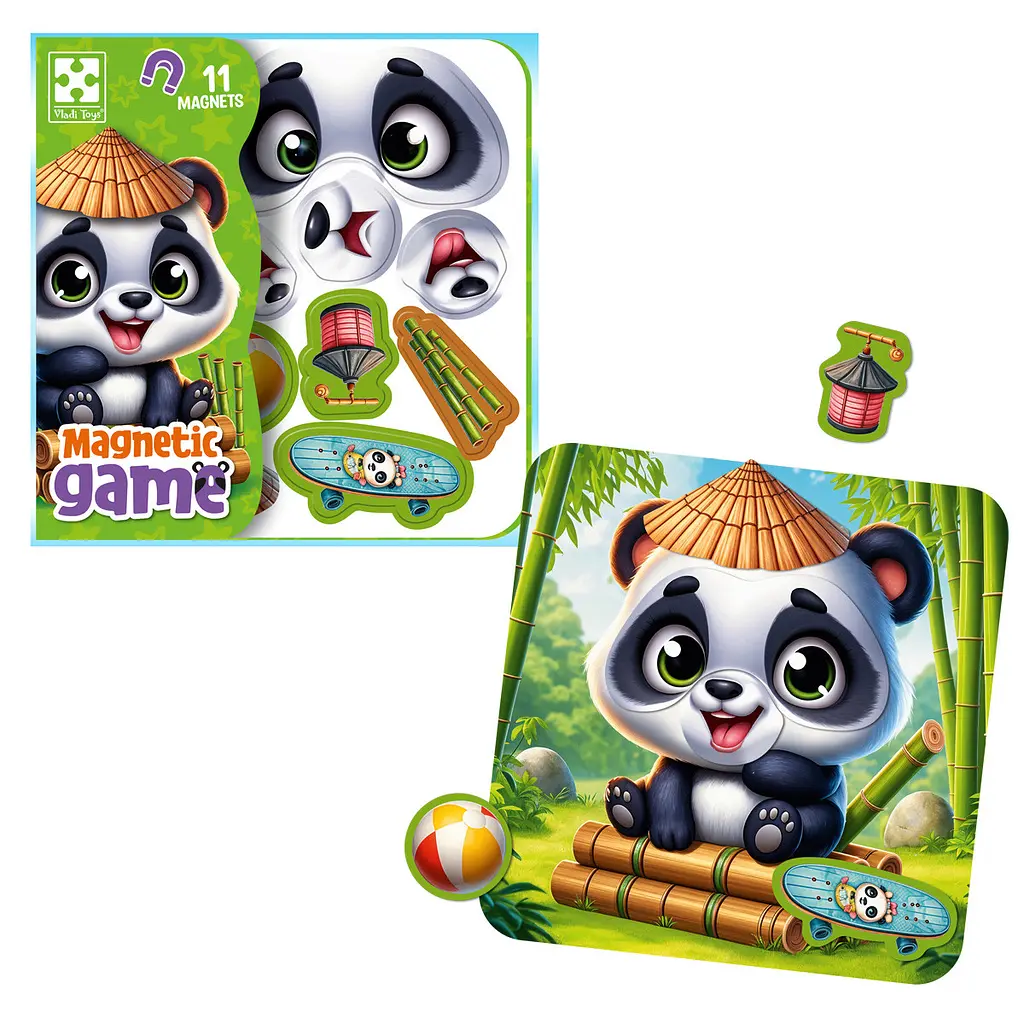 Розвивальна гра Vladi Toys магнітна "Емоції Пандочки" (укр.) (VT3220-06)