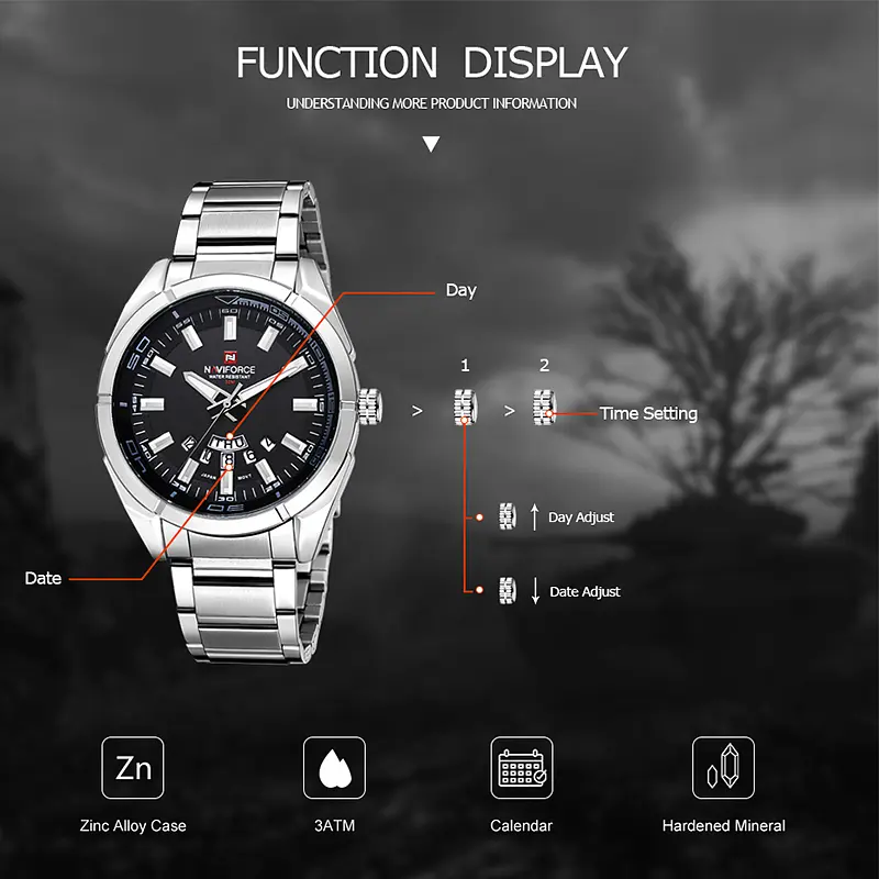 Годинник Naviforce Rocket BlackDial - фото 5