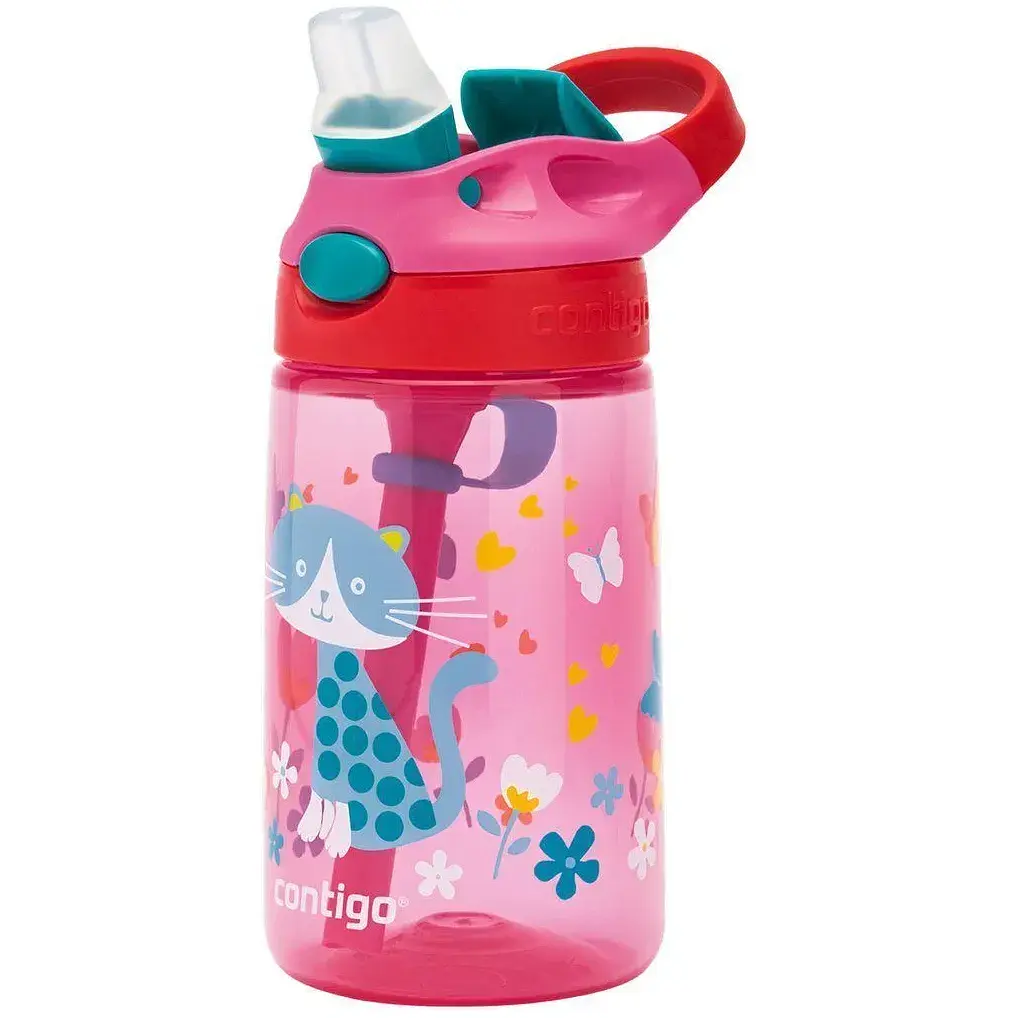 Пляшка для води дитяча Contigo Gizmo Flip Pink 420 мл (2116113) - фото 3