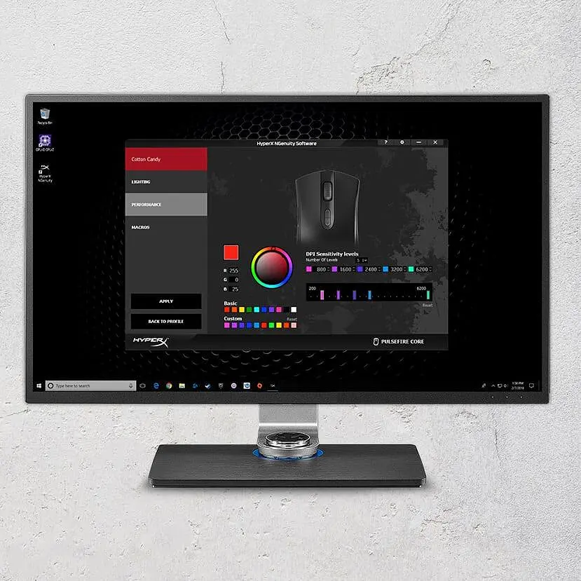 Миша HyperX Pulsefire Core RGB USB Black (4P4F8AA) - фото 9