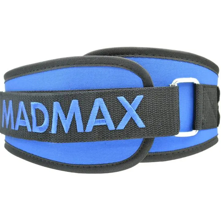Пояс для важкої атлетики MAD MAX MFB 421, Blue - S - фото 2