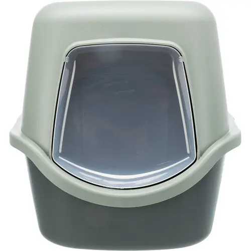 Туалет-домик для кошек Trixie Vico из переработанных материалов антрацитовый/серо-зеленый 40 х 40 х 56 см - фото 3