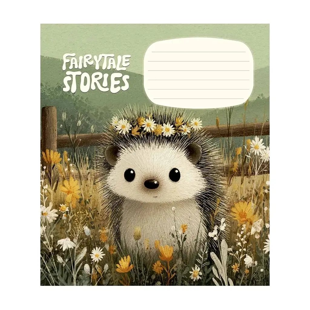 Зошит Школярик Fairytale Stories 12 аркушів клітинка (012-3755K), в асортименті - фото 5