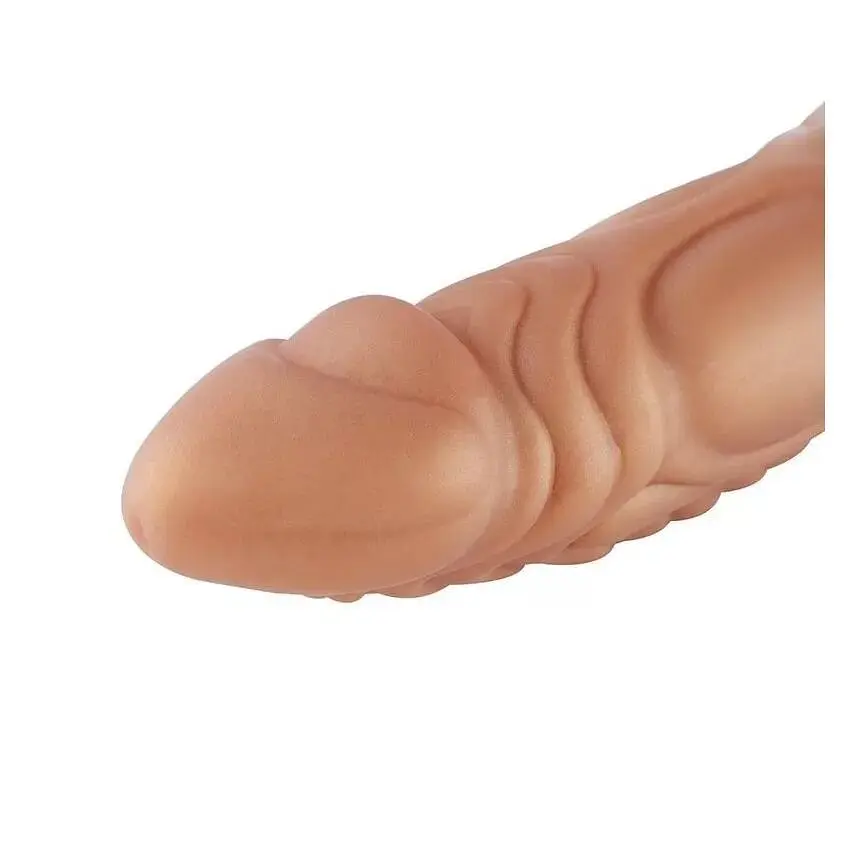 Фалоімітатор Hismith Slightly Curved Silicone Dildo Monster Series кріплення KlicLok для секс-машин - фото 6