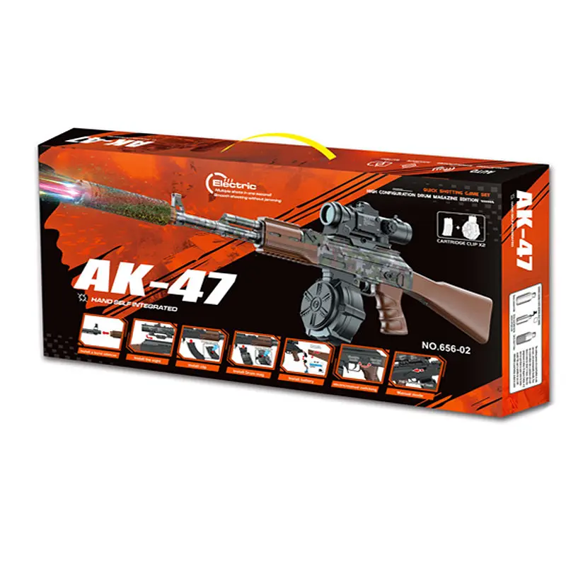 Автомат на гидрогелевых шариках (орбизах) AK-47 Camouflage - фото 2
