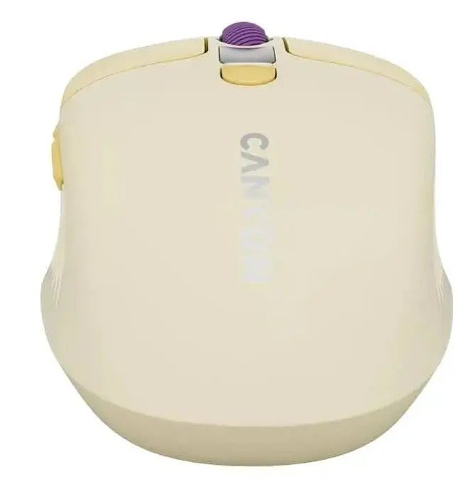 Мышь Canyon MW-26 LCD Silent Dual Mode Wireless Yellow (CNS-CMSW26Y) - фото 2