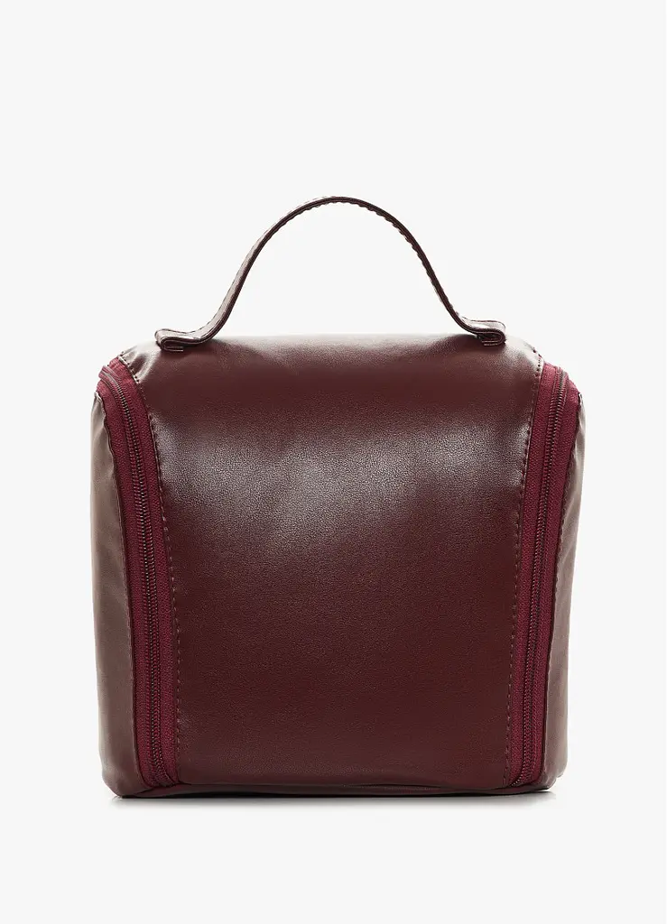 Жіноча косметичка Sambag Candy Box бордо 20 х 19 х 14 см (30411013) - фото 3