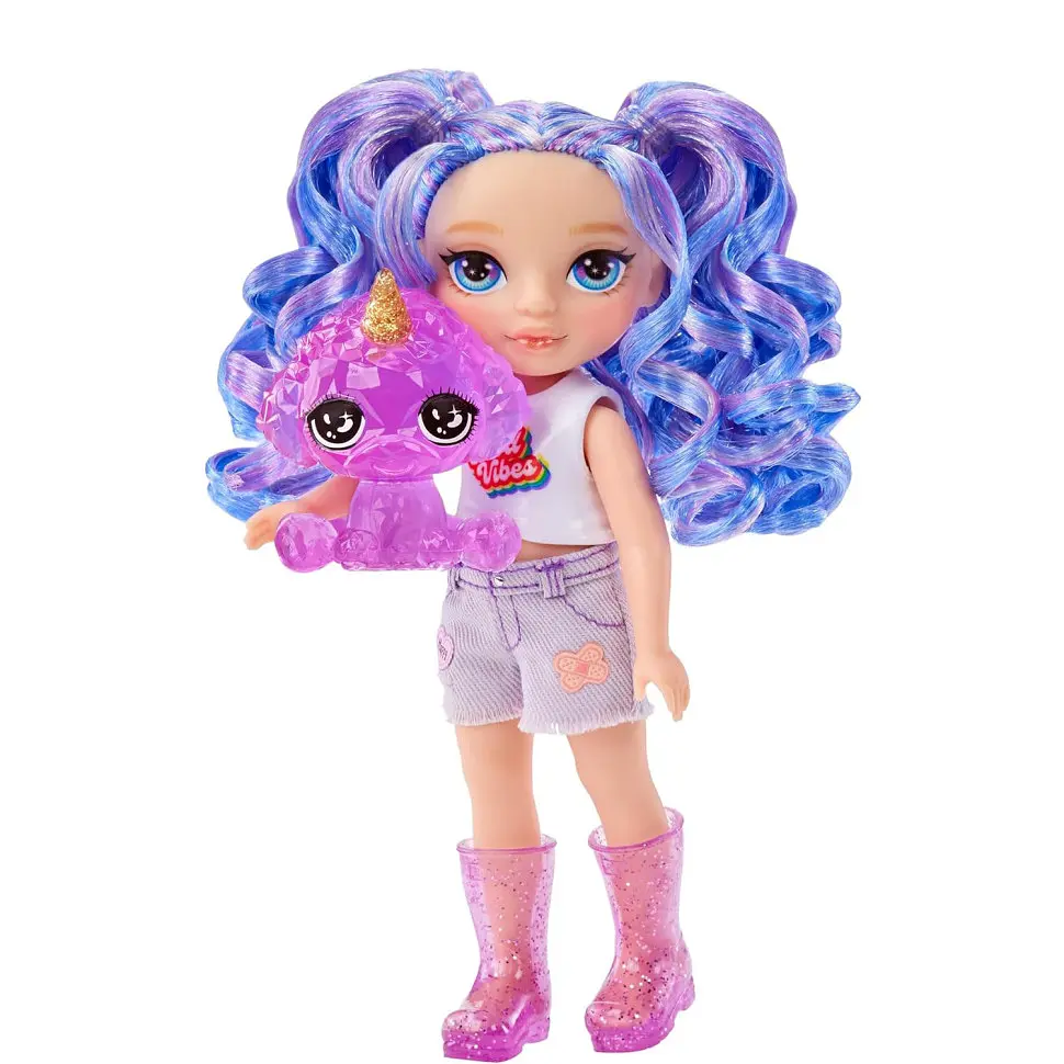 Ігровий набір з лялькою Аметиста Rainbow High 531234 серії Littles з аксесуарами - фото 3