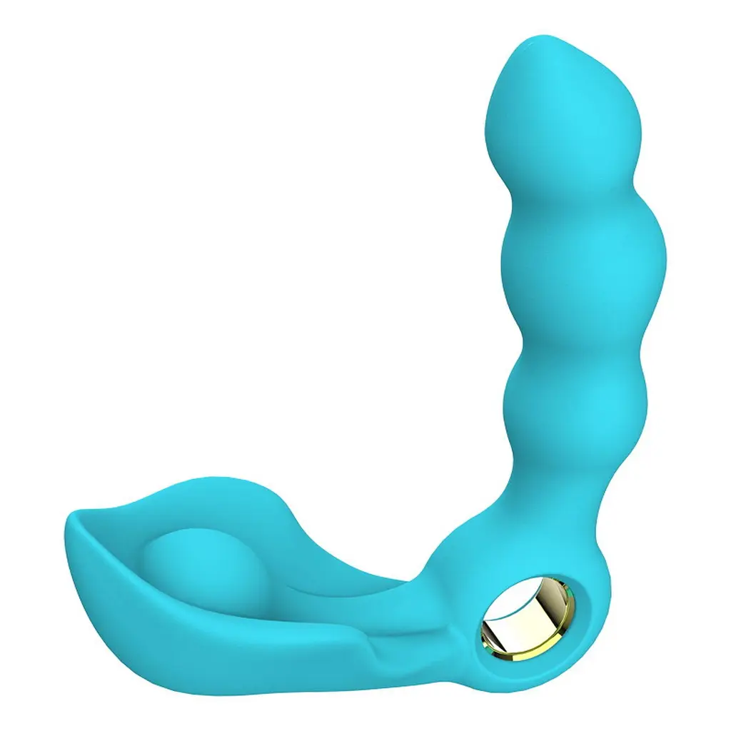 Масажер простати Angelo Male Prostate Triple Stimulation синій