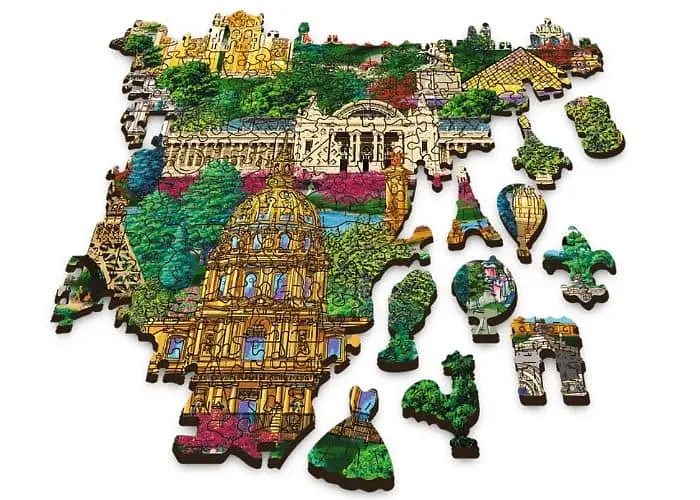 Пазл Trefl дерев'яний фігурний Популярні місця Франції 1000 ел. (20150) - фото 3