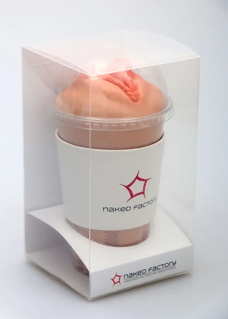 Мастурбатор-вагіна Naked Factory Cup Sleeve V-4, наскрізний - фото 2