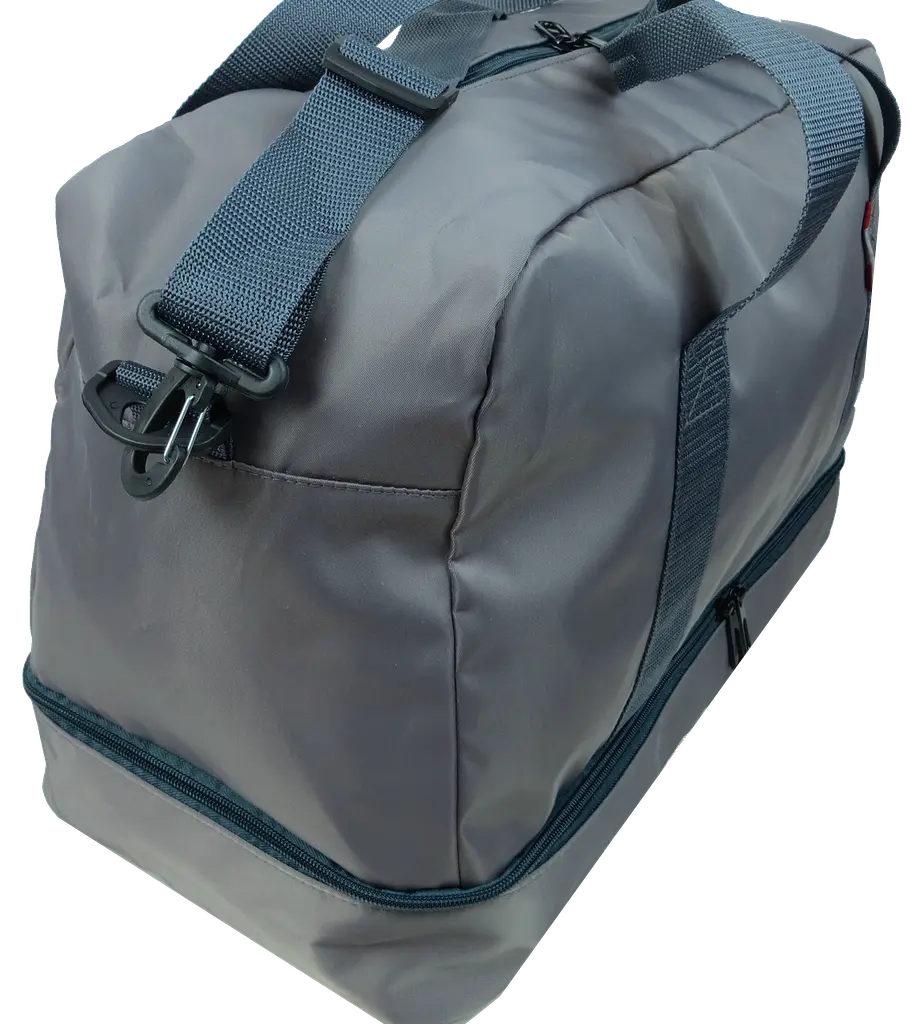 Дорожня сумка з відділом для взуття 40L Wallaby Сіра - фото 5