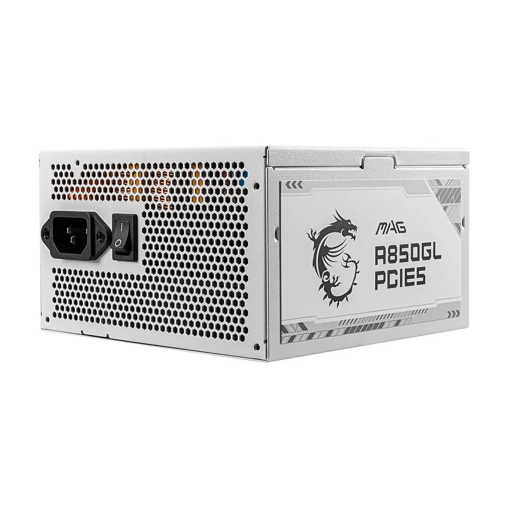 Блок живлення MSI 850W (MAG A850GL PCIE5 WHITE) - фото 5