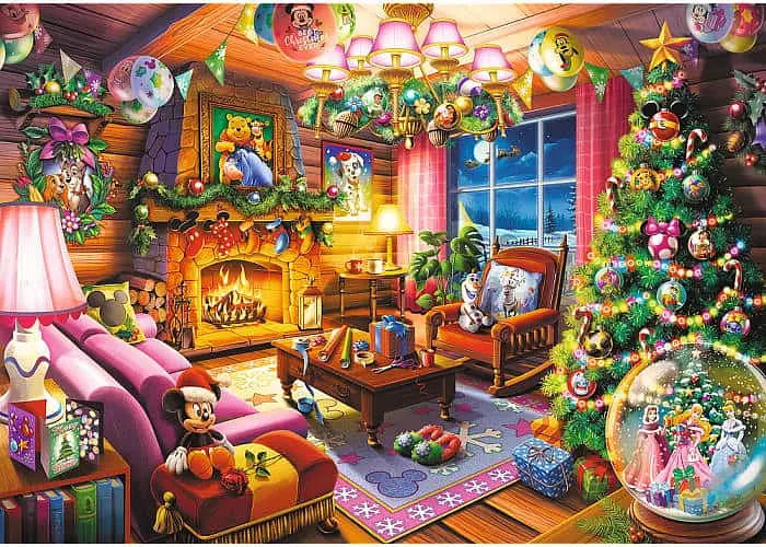 Пазл Trefl Святковий котедж Діснея 1000 ел. (10916) - фото 2