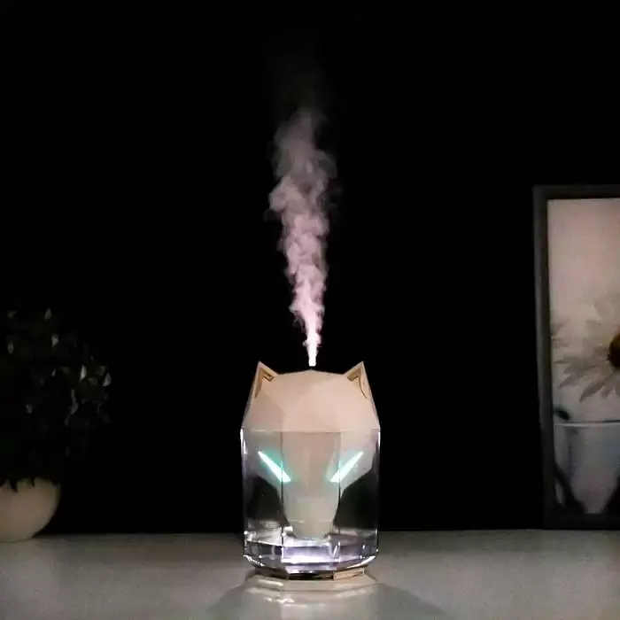 Зволожувач повітря портативний WOLF Air Humidifier, аромадифузор електричний з резервуаром для ефірної олії, ультразвуковий, 650 мл - фото 5