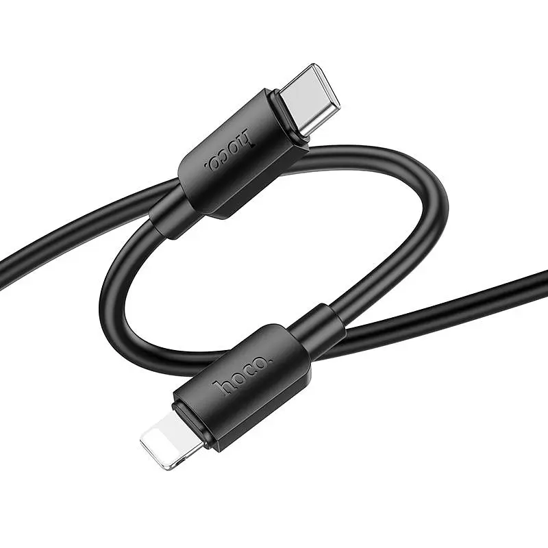 Дата кабель Hoco X96 Hyper Type-C to Lightning 20W (1m) Black - фото 3