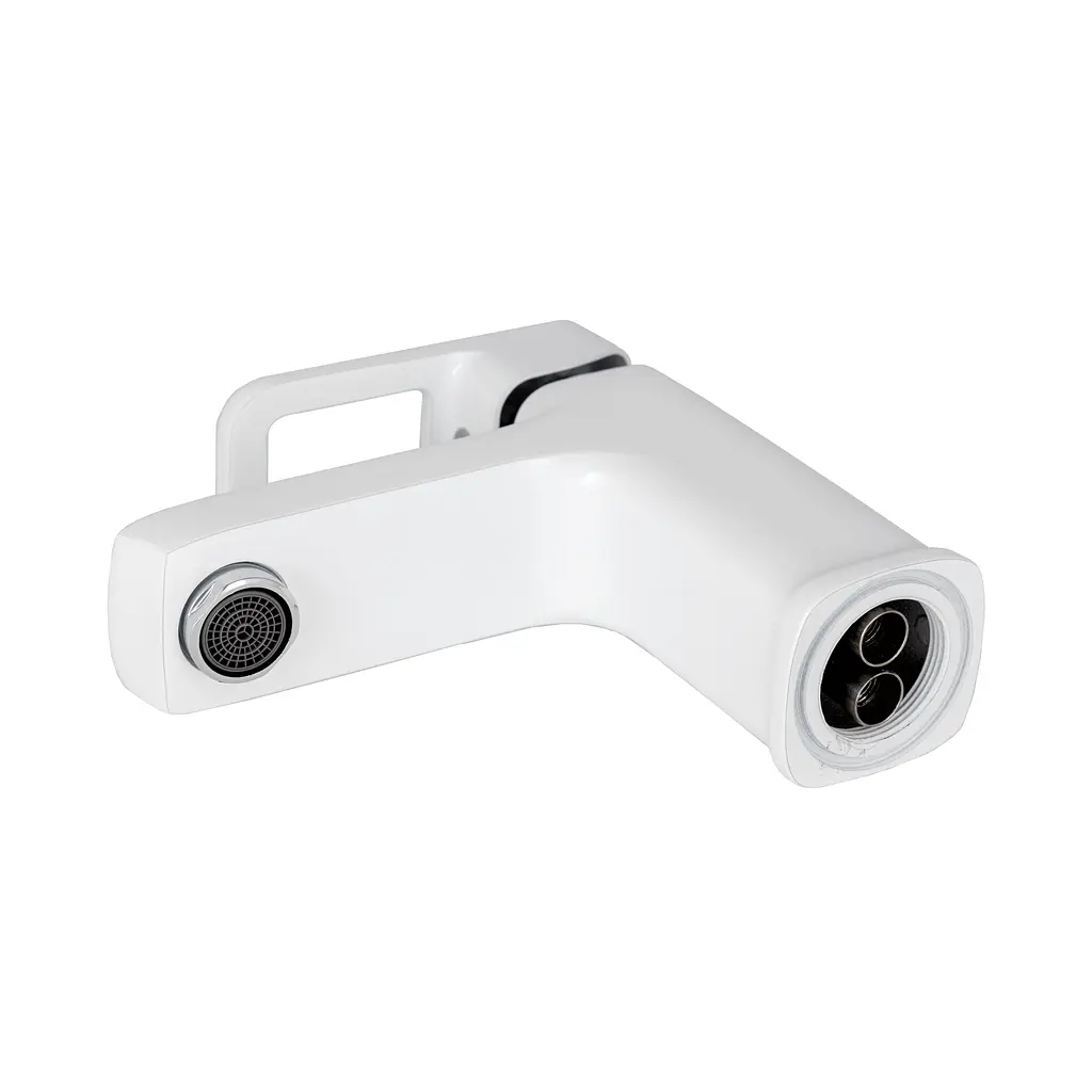Змішувач для умивальника Lidz Wawel 001 (k35) LDWAW001WHI45397 White, Білий - фото 3