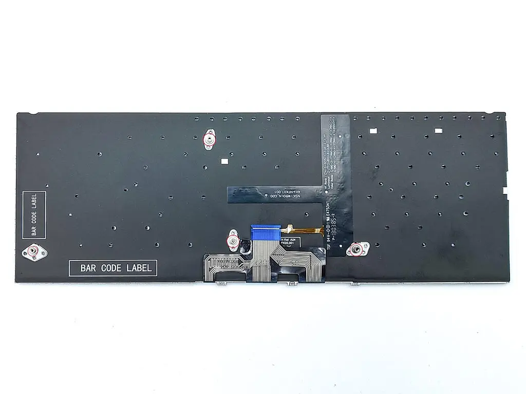 Клавіатура для ASUS ZenBook UX433, UX433FA, UX433FAC, UX433FN, UX433FQ (UA Black без рамки з підсвічуванням). Оригінал - фото 2