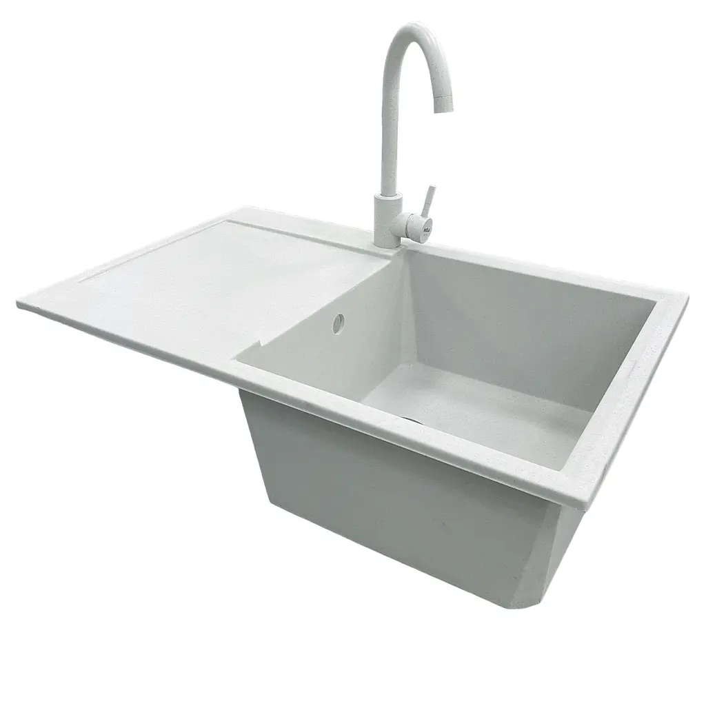 Кухонная мойка Adamant Horizon 780x495x230 old stone 1824296101510, Серый - фото 2