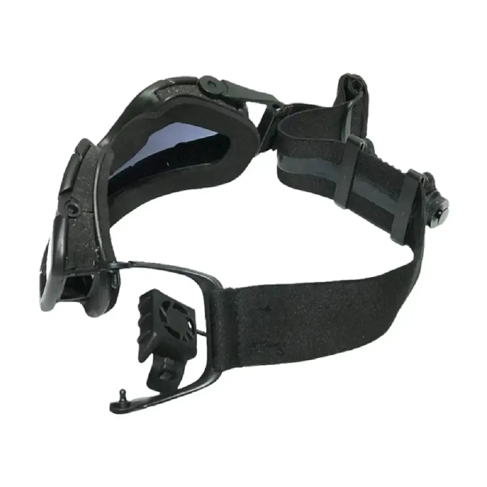 Тактические очки маска FMA Si-Ballistic Googgles (с охлаждением) Black - фото 7