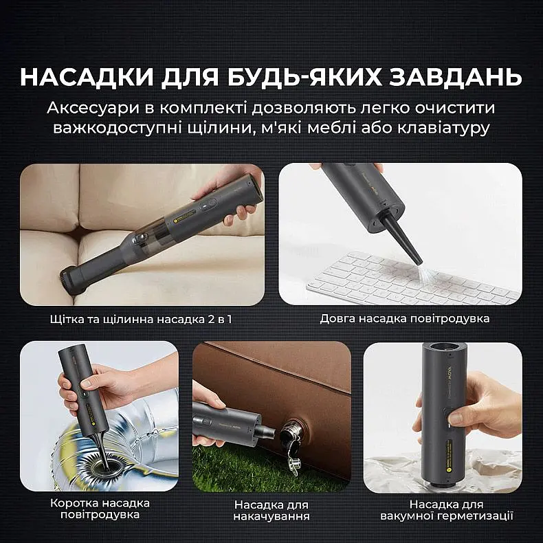 Ручний пилосос Mova Portable Vortex 4 в 1 (MDV001) [171743] - фото 7