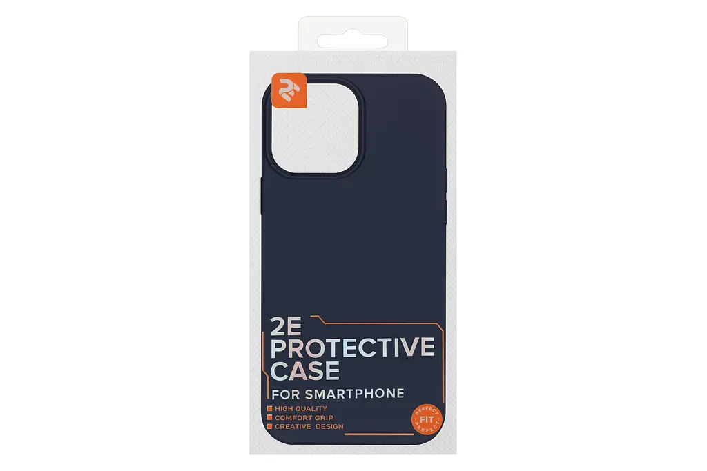 Чехол 2Е Basic для iPhone 14 Pro Max, Liquid Silicone, синий темный 2E teh0019430 - фото 3
