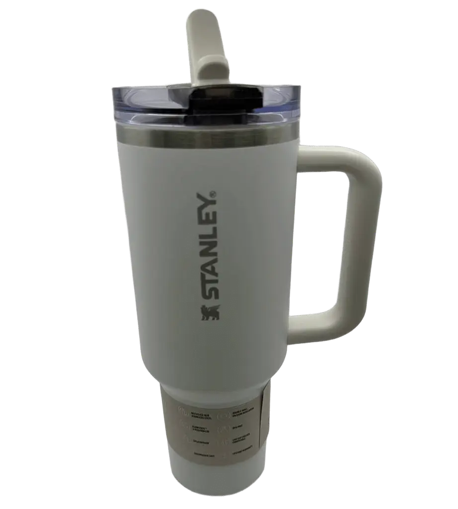 Термос термочашка Stanley Quencher ProTour Flip Straw Tumbler з нержавіючої сталі White 1,18 л KT7001989