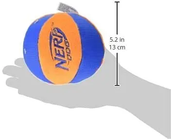Іграшка для собак Nerf Dog Trackshot Ball з інтерактивною пищалкою і хрускотом - фото 6