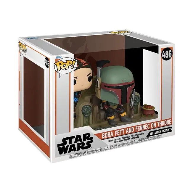 Фігурка Funko Pop Фанко Поп Star Wars Boba Fett and Fennec Зоряні війни Боба Фетт та Феннек 12 см SW BF 486 - фото 2