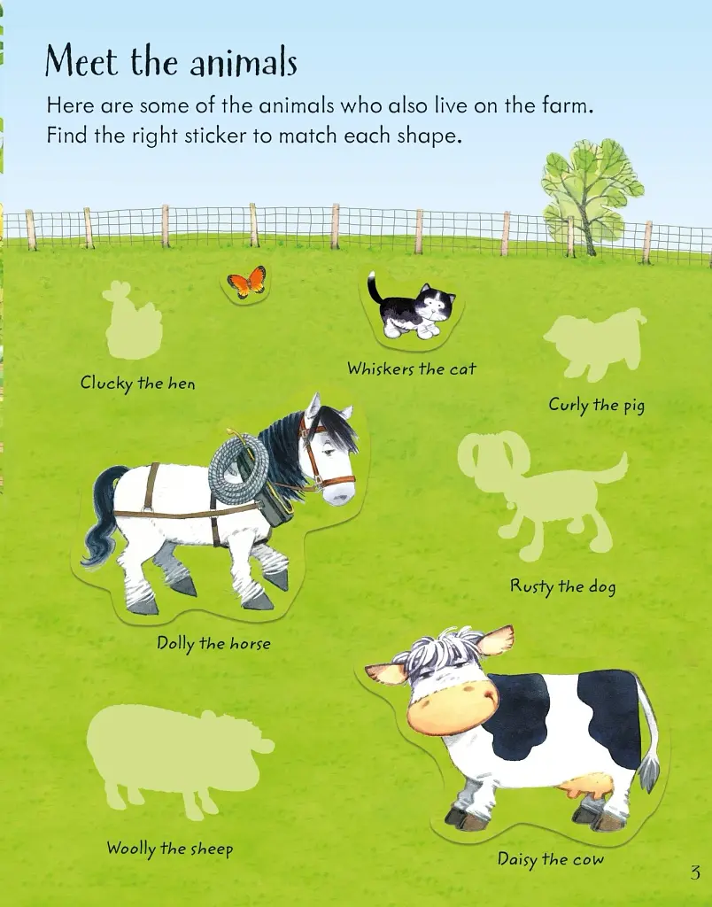 Poppy and Sam's Animals Sticker Book - фото 4
