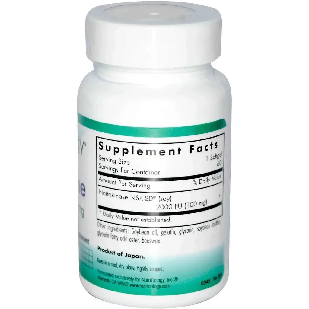 НаттоЗім Nutricology NattoZyme 180 капсул - фото 2