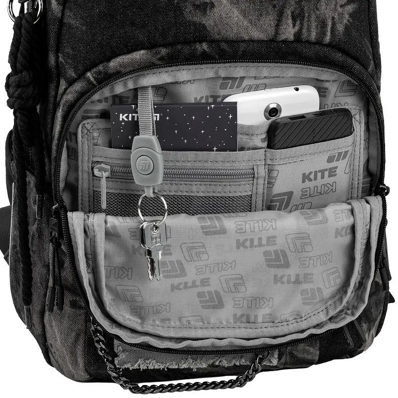 Рюкзак для старшої школи Kite Education teens 2578M Denim Core - фото 9