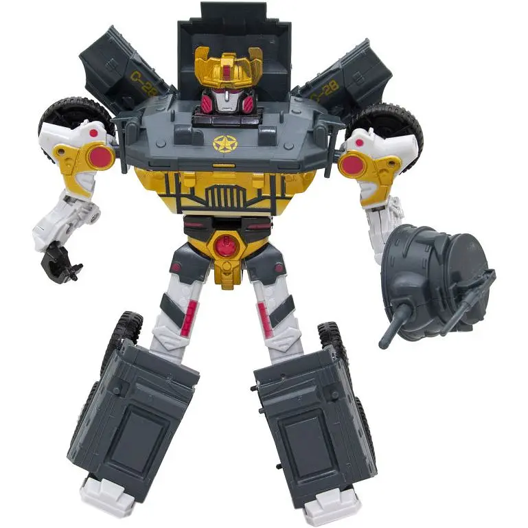 Трансформер армейский Able Star робот-БТР серо-желтый (10958-2) - фото 2