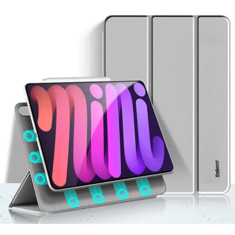 Чохол до планшета BeCover Magnetic Apple iPad mini 6 2021 Gray (706838) - фото 3