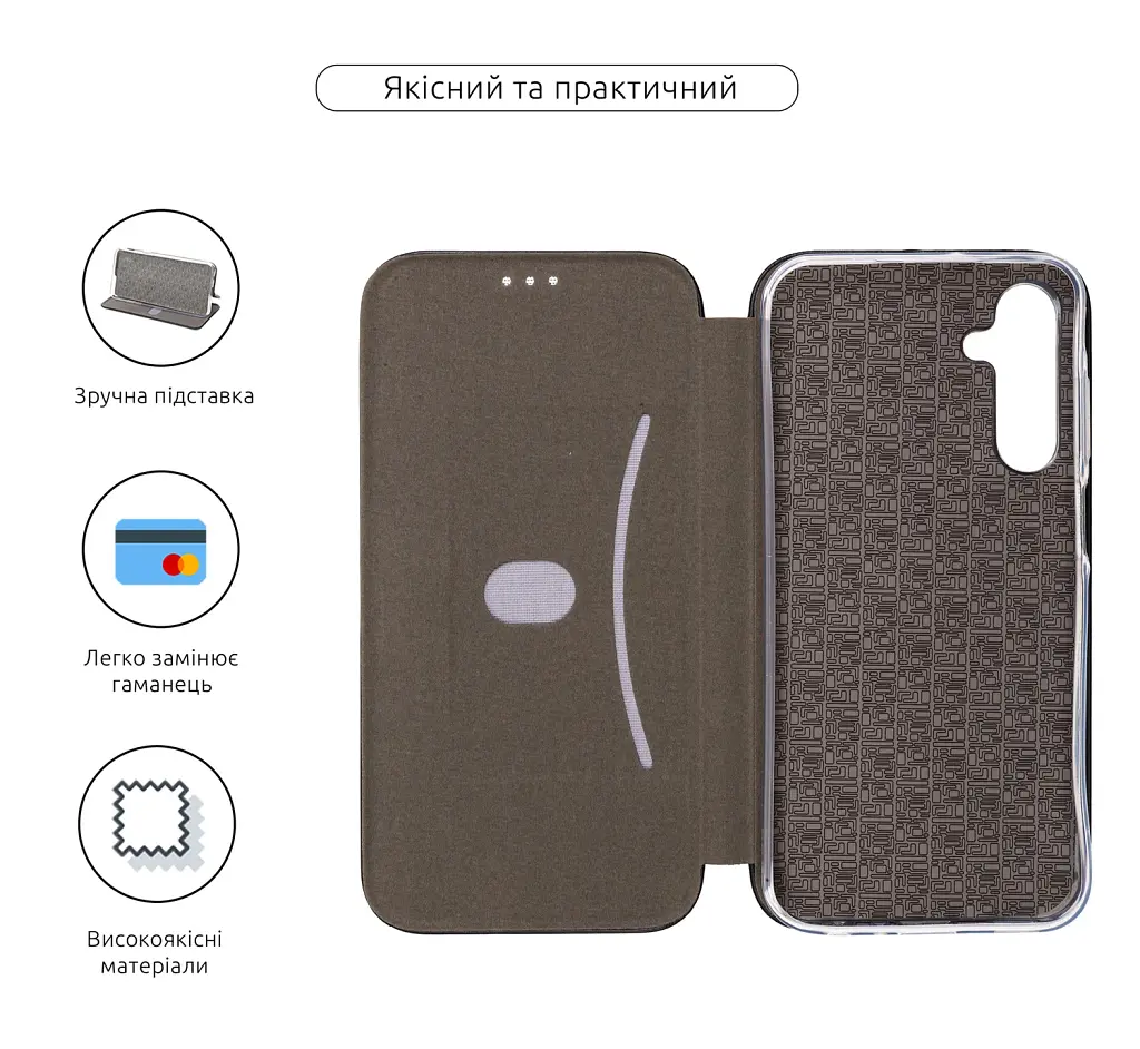 Чохол-книжка ArmorStandart G-Case для Samsung A25 5G (A256) Black - фото 3