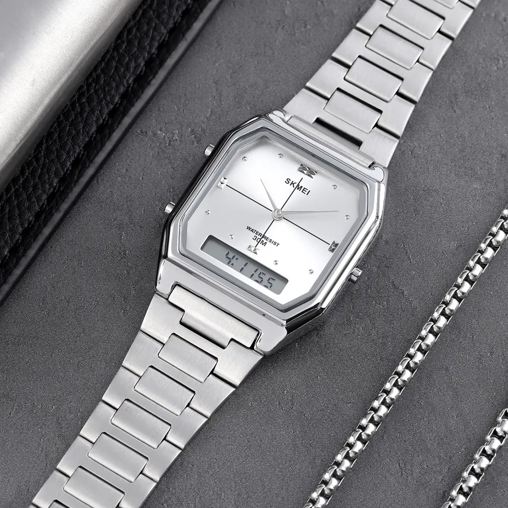 Часы наручные 2258SI Silver Skmei acs0030098 - фото 4