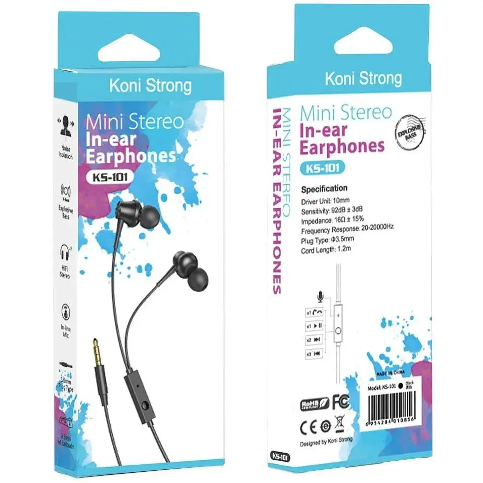 Наушники Koni Strong with mic KS-101 - фото 4