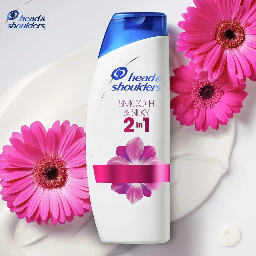 Шампунь та бальзам-обполіскувач проти лупи 2 в 1 Head & Shoulders Гладеньке та шовковисте 360 мл - фото 8