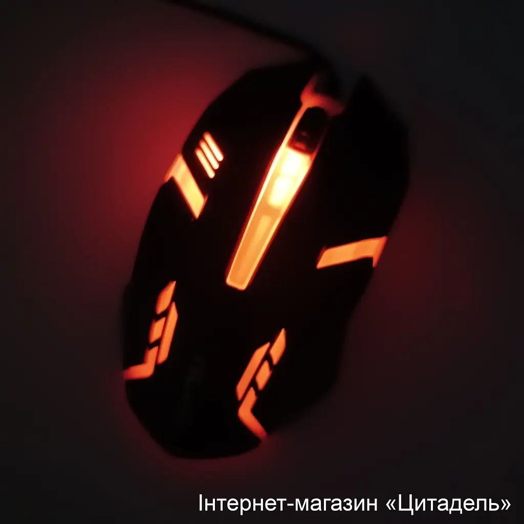 Компьютерная мышь Milang M3 USB, ведущая с RGB подсветкой, черная - фото 3