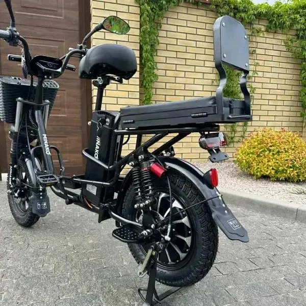 Електровелосипед Minako Monster Pro 18" 1000W 60V 26Ah гідравлічні гальма розкладний багажник/сидіння - фото 5
