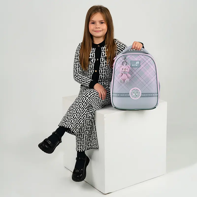 Рюкзак Kite Education каркасный 555 College Line Серый (K26-555S-1) - фото 17