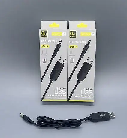 Кабель живлення LDO-888 ORIGINAL USB to DC для роутера 5V/12V - фото 5