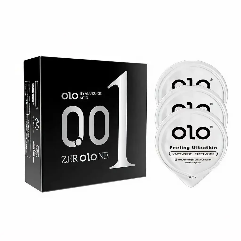 Презервативи ультратонкі гладкі Olo Feelihg Ultrathin 0.01мм латексні Прозорий - фото 5
