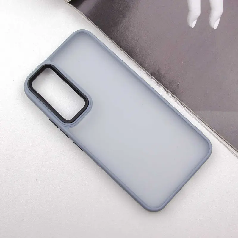 Чохол TPU+PC Lyon Frosted для Samsung Galaxy S25 / S24 Sierra Blue - фото 2
