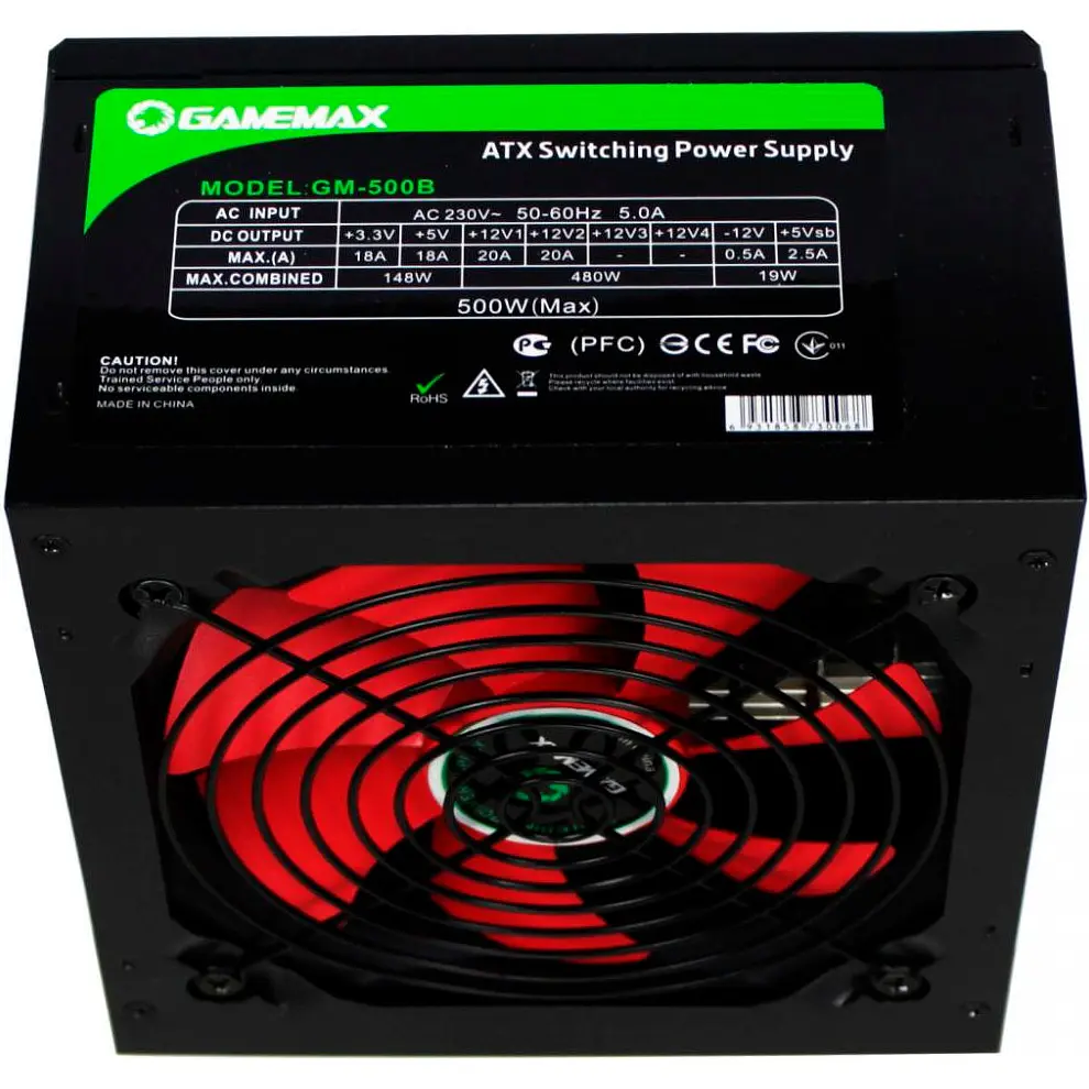 Блок питания GameMax 500W (GM-500B) [93733] - фото 4