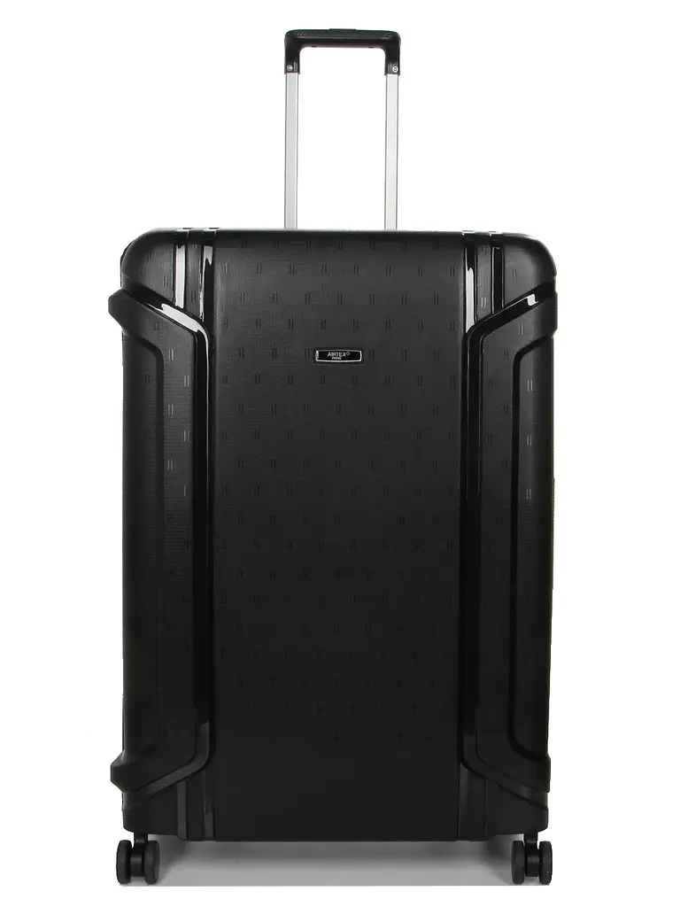 Валіза велика L поліпропілен Airtex 645 101л 78×54×33,5 см Чорна - фото 2