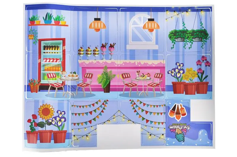 Магнітний конструктор "Ice cream shop", 69 деталей - фото 4