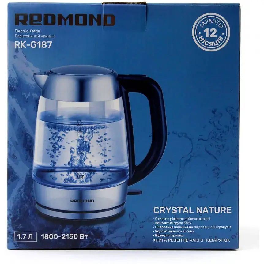 Электрочайник Redmond RK-G187 (00000021900) - фото 5