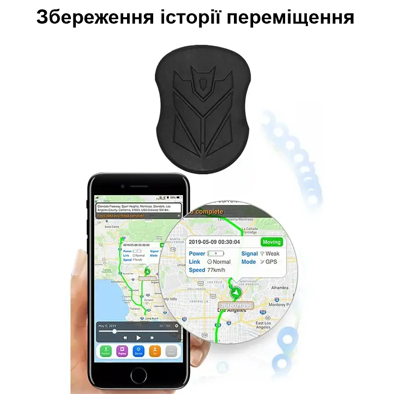 GPS трекер автономный с большим аккумулятором 10 000 мАч с мощным магнитом SinoTrack ST-915 (101156) - фото 5