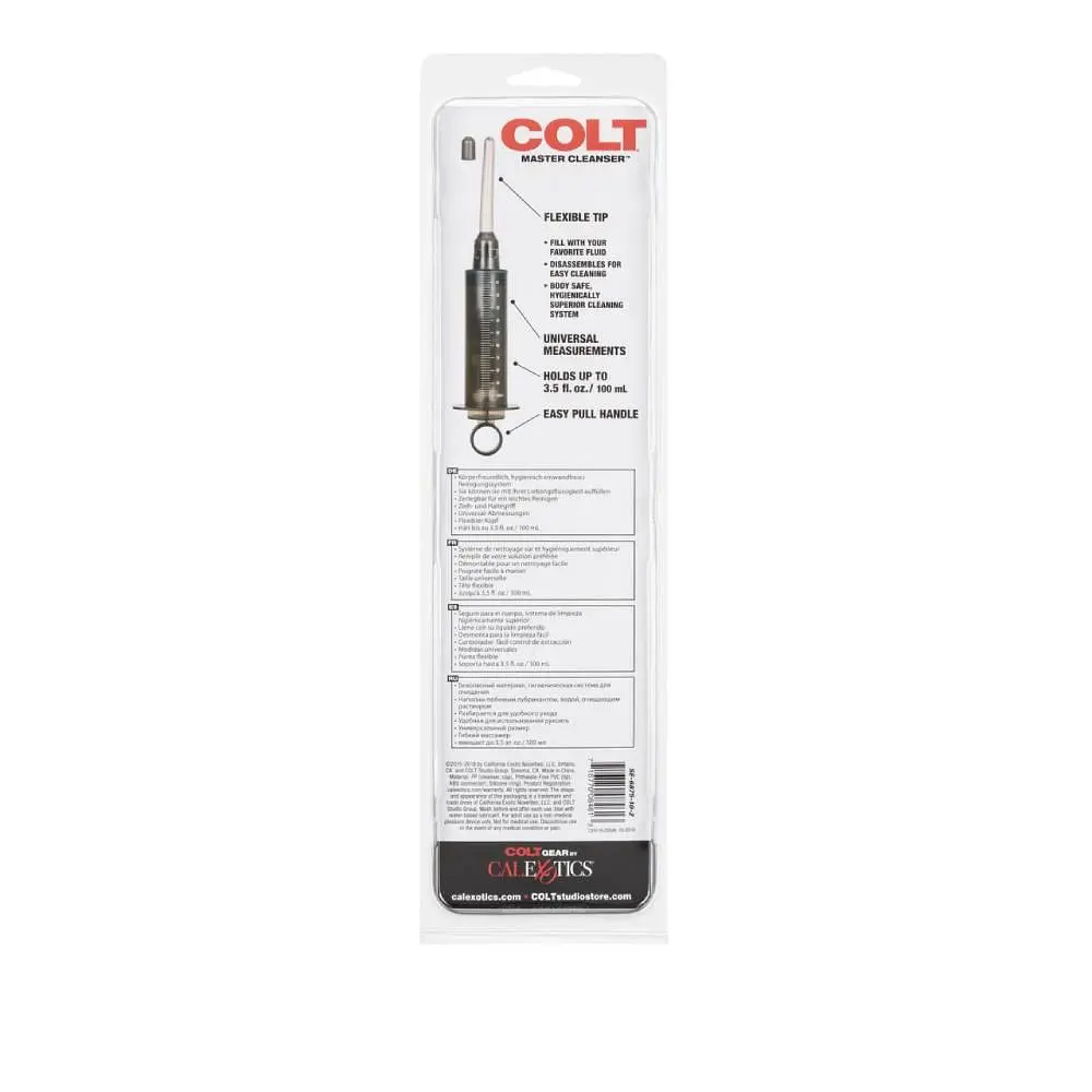 Анальний душ-шприц Colt CalExotics, чорний, 12 х 1.2 см - фото 6